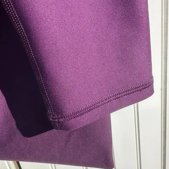 Alo Yoga Airlift Intrigue Bra + High-Waist Airlift Leggings Dark Plum Sz M Set - Picture 16 of 16